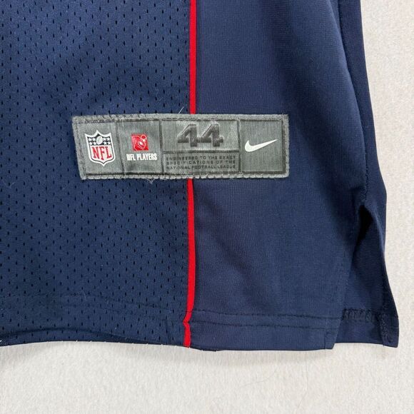 Vtg New England Patriots Tom Brady Jersey 44 Blue Nike Football On Field - Picture 6 of 11